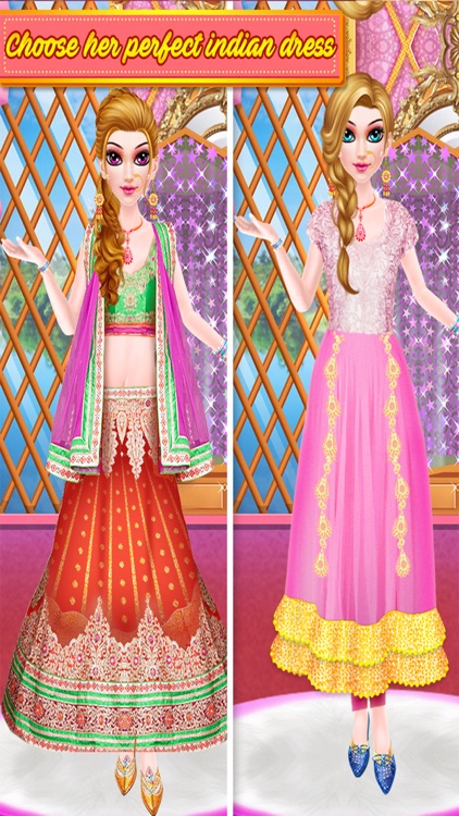 Indian Makeup and Dressup - Makeover Games screenshot-3
