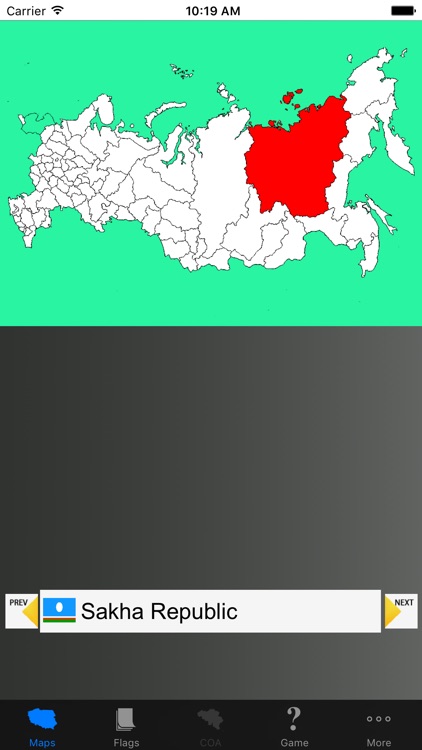 Russia State Maps, Flags and Capitals screenshot-4