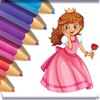 Pretty Princess Coloring Book Game for Kids