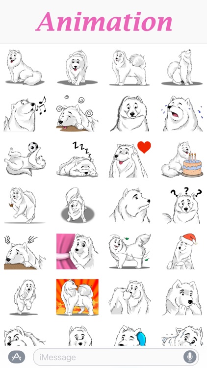 Husky Dog - Cute snow dog for iMessage