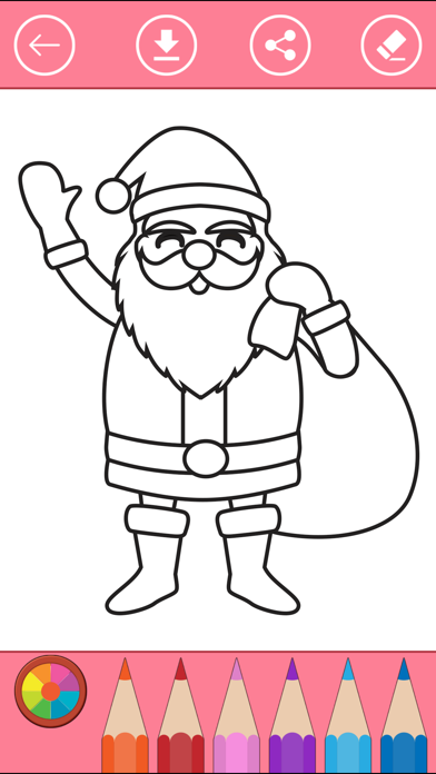 Screenshot #2 pour Livre à colorier de Noël pour les enfants