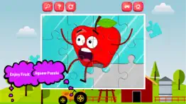 lively fruits learning jigsaw puzzle games for kid iphone screenshot 3