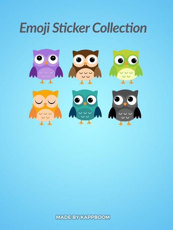 Screenshot #4 pour Cute Owl Stickers by Kappboom