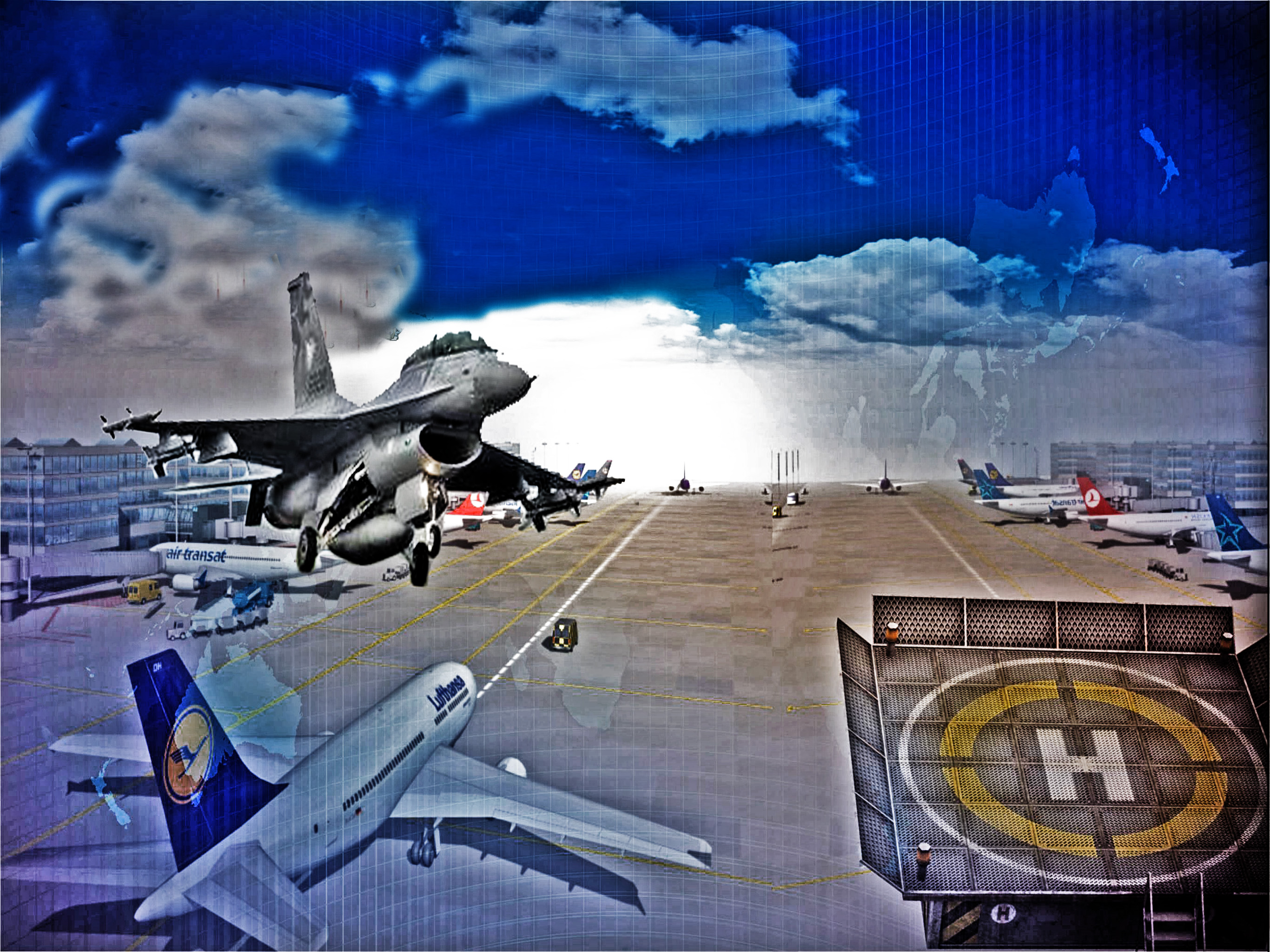 Jet Fighter Parking Airport : Real Simulation Game screenshot 5