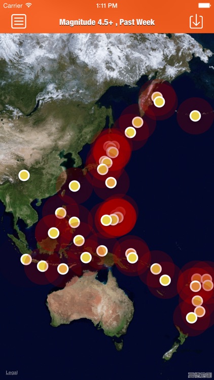 EarthQuakes - from USGS
