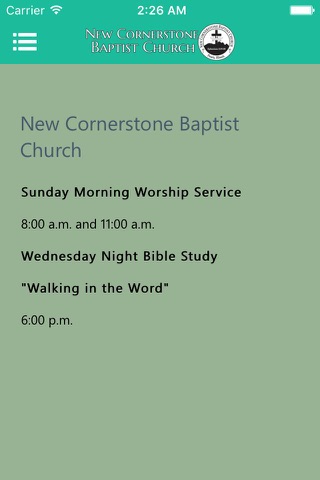 New Cornerstone Baptist Church screenshot 2