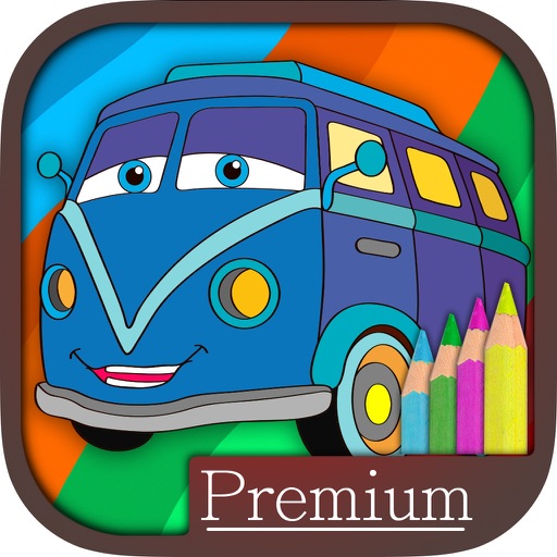 Cars coloring pages for kids – Pro icon