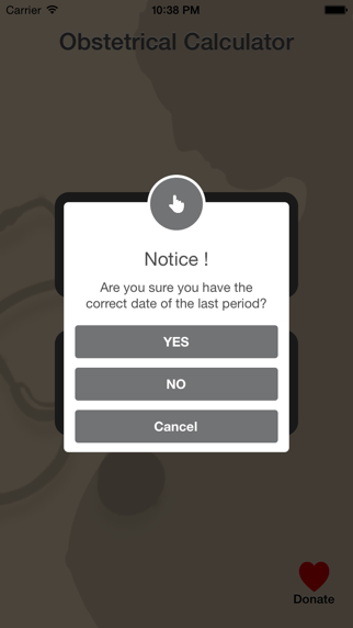 Screenshot #2 pour Calculatrice Obstétricale.