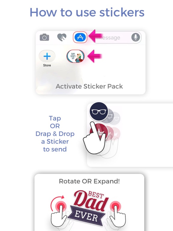 Screenshot #6 pour Father's Day Stamp