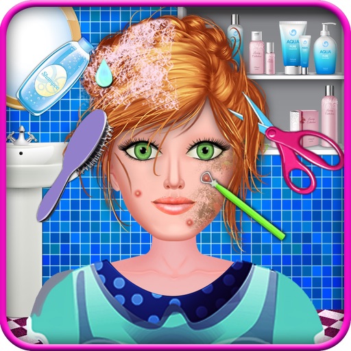 Fashion Hair Makeover Salon Icon