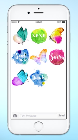Butterflies Watercolor Butterfly Sticker Pack(圖5)-速報App