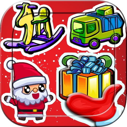 Santa Toy Gift Box Christmas Free icon