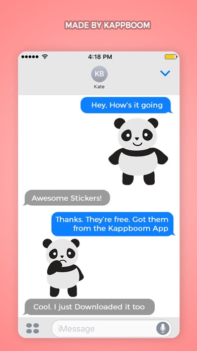 Fantastic Panda Emojisのおすすめ画像2