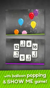 Multiplication Flash Cards Games Fun Math Problems screenshot #2 for iPhone