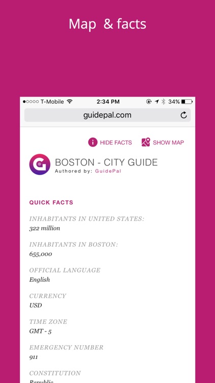 Boston City Travel Guide - GuidePal screenshot-3