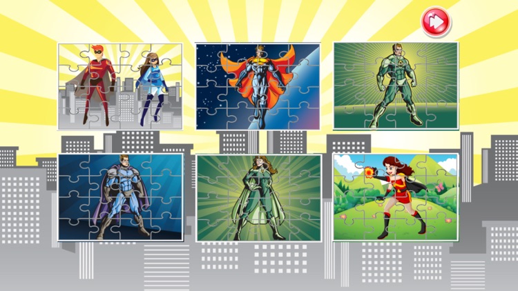 super heroes puzzle learning games for little kids