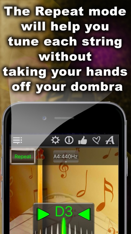 Dombra Chromatic Tuner screenshot-3