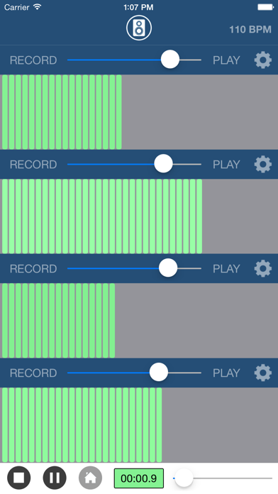 Multi Track Song Recorder Pro Screenshot