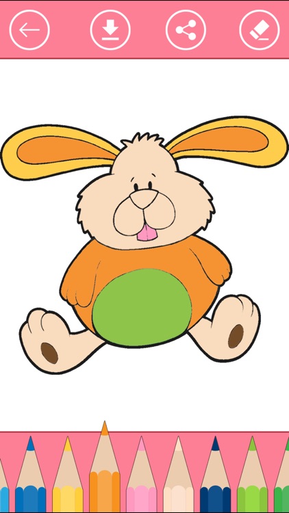 Easter Coloring Book for Children: Learn to color