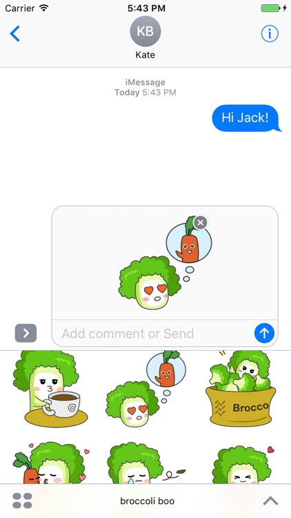 Broccoli Boo - Animated stickers screenshot-3