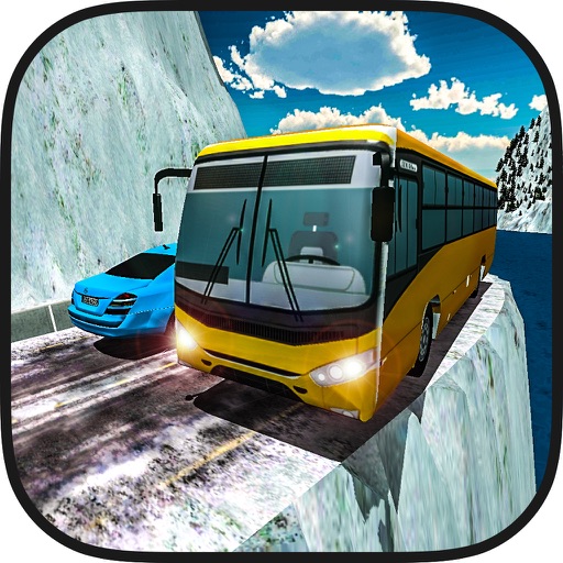 Extreme Tourist Snow Coach Bus Driver Simulator 3D Icon