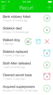 recur! the reverse to-do list iphone screenshot 1