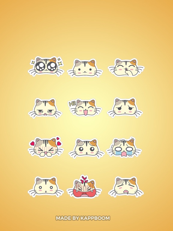 Screenshot #4 pour Cute Cat Emojis