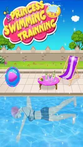 Game screenshot Princess Swimming Training - Girls game for kids mod apk