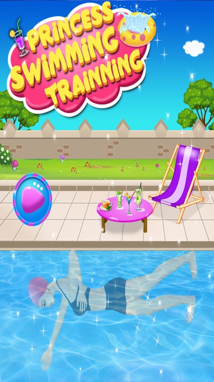 Princess Swimming Training - Girls game for kids