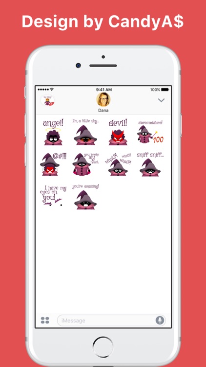 Cute Little Wizard stickers for iMessage