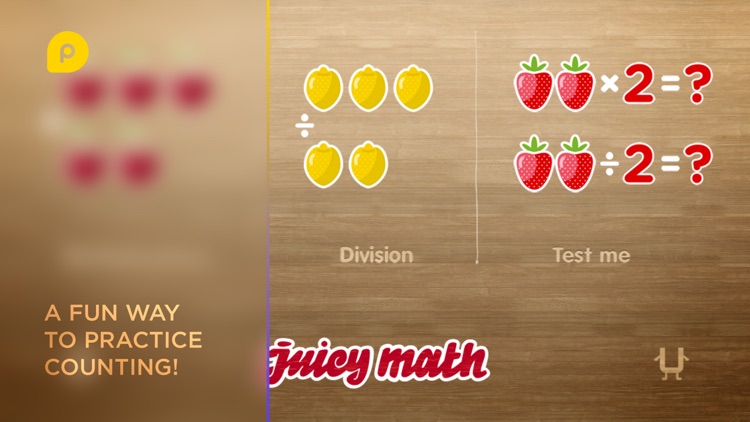 Juicy Math: Multiplication Division