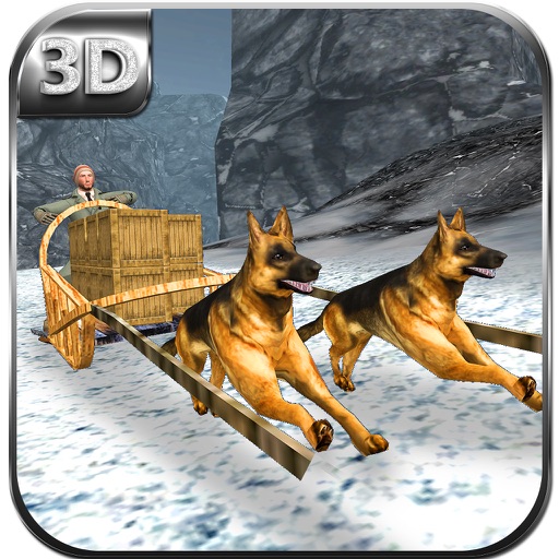 Uphill Dog Sledding Transport & Cargo Delivery Sim icon