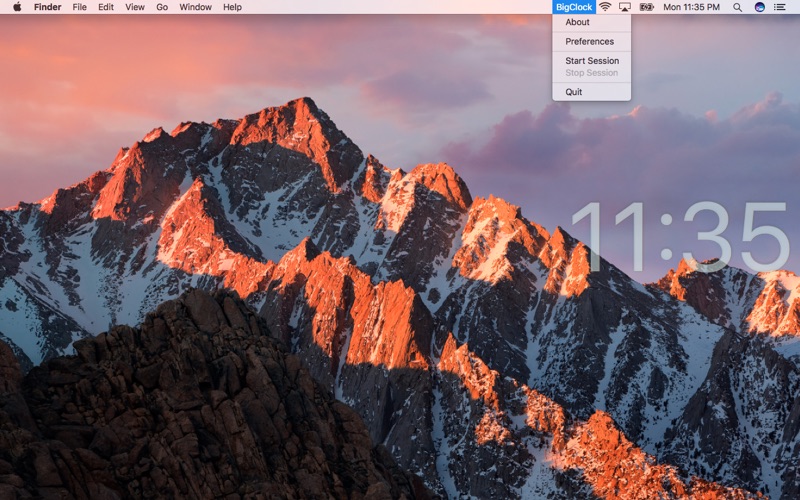Screenshot #1 pour Big Clock