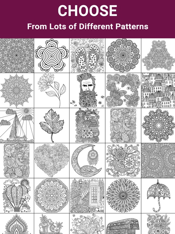 Screenshot #5 pour ColorSip Calm Relax Focus Coloring Book for Adults