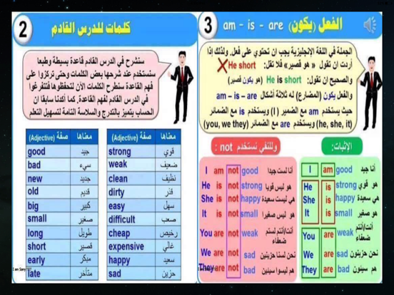 تعلم الانجليزية بالعربية iPad screenshot 2 - Education app