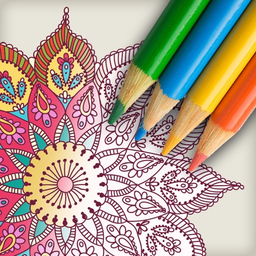 Best Premium Advanced Coloring Book for Grown-Ups Icon