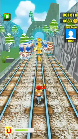 Game screenshot Санта Рождественский поезд серферы бесконечный бег hack
