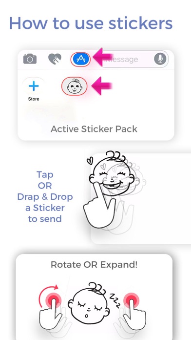 Screenshot #3 pour Baby Emojis by Kappboom