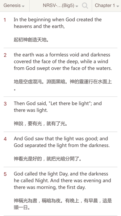 NRSV Bible(Holy Bible NRSV+Chinese Union Version)のおすすめ画像5