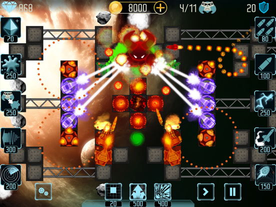 Screenshot #4 pour Infinite Galaxy Tower Defense War of Heroes