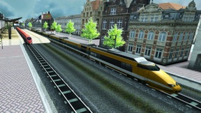 Euro Train Driving Games screenshot