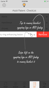 Neurology Dx screenshot