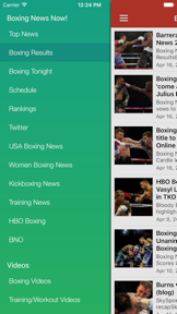 Boxing News Now - Schedules & Latest Results screenshot