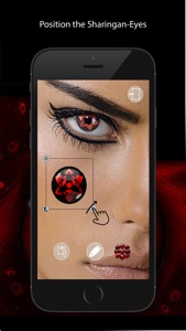 Sharingan Eyes Photo Editor: Sasuke Naruto Edition screenshot #3 for iPhone