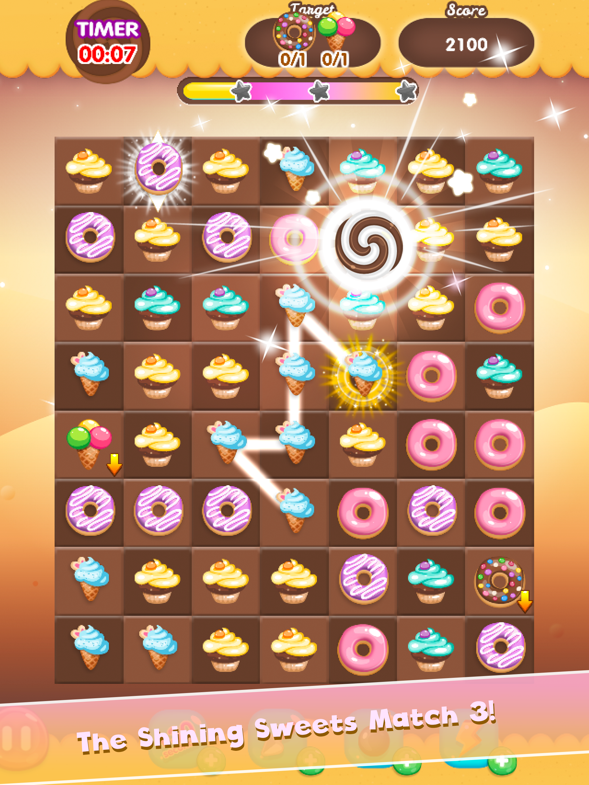 Candy Sweet POP Magic - Free Puzzle Game