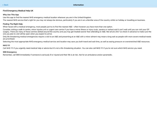Screenshot #6 pour Find Emergency Medical Help UK