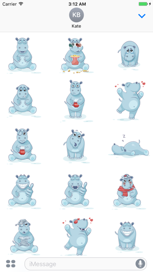 Sticker Me: Happy Hippo(圖1)-速報App