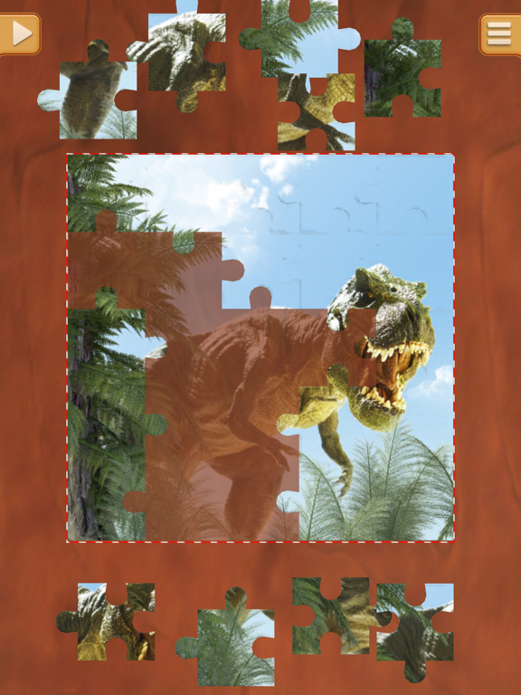 Dinosaurs Jigsaw Puzzles For Kids And Adults iPad screenshot