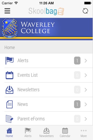 Waverley College - Skoolbag screenshot 2