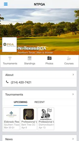 Game screenshot NTPGA - Northern Texas PGA mod apk